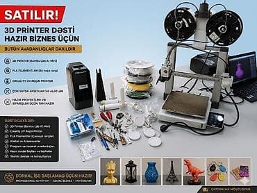 3D çap və hobbi biznesi üçün tam dəst Qutudan çıxarıb işlətmək üçün — 3