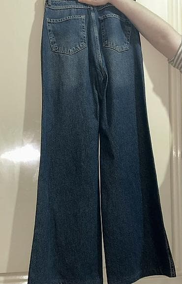 baggy şalvar oglan: Geniş kəsimli qadın cins şalvar yenidir M razmerdir bedene oturandır — 3