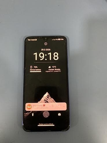 azercell paketleri: Xiaomi Mi 9, rəng - Göy, 
 Barmaq izi — 1