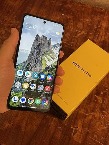 ekran iphone 11 pro: Poco M4 Pro, rəng - Qara, Barmaq izi — 1