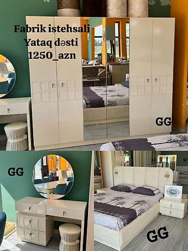 tek yataqlar: Ra.Yeni və Sifarişlə Fabrik istehsali Yataq dəsti 1250_azn — 1