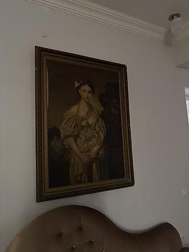 - Məhsul: Klassik üslubda yağlı boya tablo (gənc qadın portreti) -