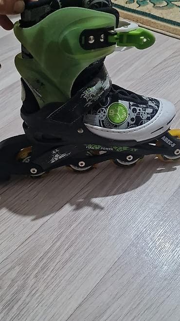 Uşaq üçün tənzimlənən inline konki (roller). - Rəng: yaşıl-qara lalafo.az -da Uşaq üçün tənzimlənən inline konki (roller). - Rəng: yaşıl-qara