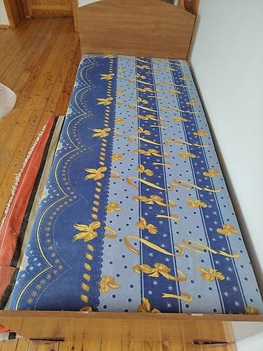 İşlənmiş, Təknəfərlik çarpayı, Bazalı, Matras ilə, Siyirməsiz