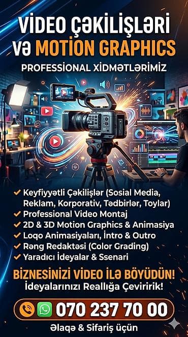 Avto xidmətlər: Video çəkiliş | Tədbirlərin çəkilişi — 1