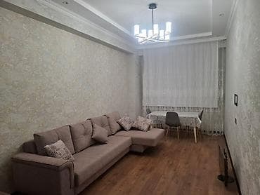 kurdexani ev: 10 mk Kristal Abşeronda 10 cu mərtəbə 3 otaqlı tam əşyalı ev kirayə — 1