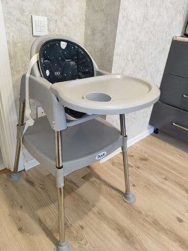 uşaq otağı üçün çılçıraq: Uşaq yemək stulu Trendyoldan zakaz edilib - Rəng: boz - Yumşaq — 4