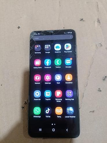 sim nomre satisi: Samsung Galaxy A22, 32 GB, rəng - Qara, Qırıq — 3