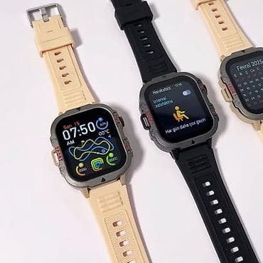 luc saatları: Yeni, Smart saat, Sensor ekran, rəng - Qara — 3