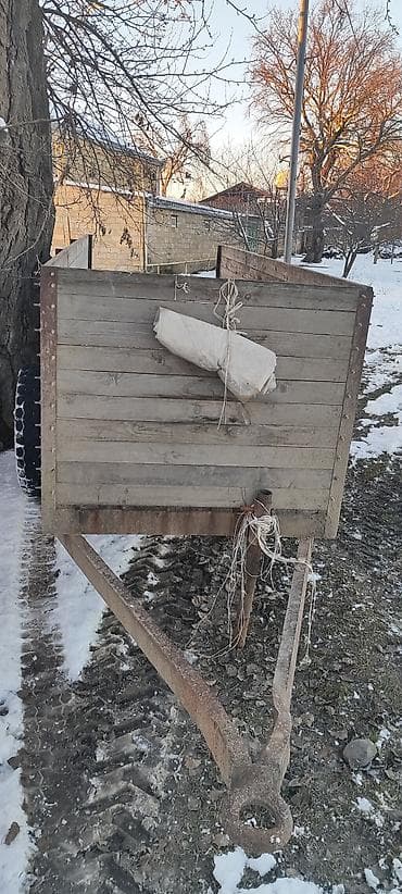 opel vectra b: Kənd təsərrüfatı üçün iki təkərli qoşqu - Korpus: qalın taxtadan — 2