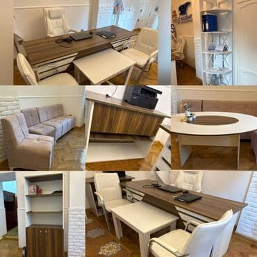 Ofis mebeli dest wekilde 2000 azn satilir‼️Kreslolar mudur stolu