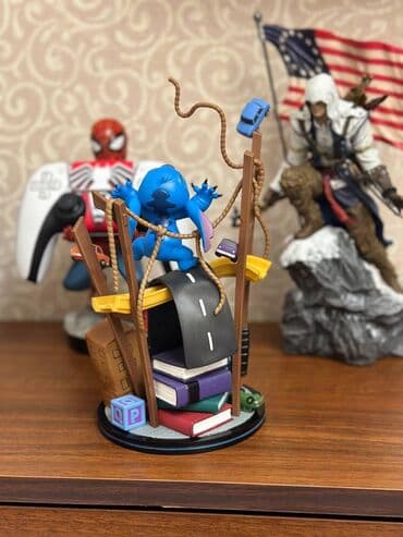 500 elementli pazllar: Q-Fig firması Stitch fiquru — 2