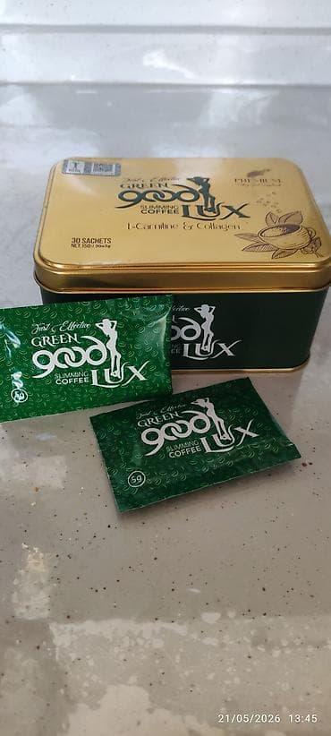 Məhsul: Green Good Lux Slimming Coffee – L‑Carnitine & Collagen - at lalafo.az Məhsul: Green Good Lux Slimming Coffee – L‑Carnitine & Collagen -