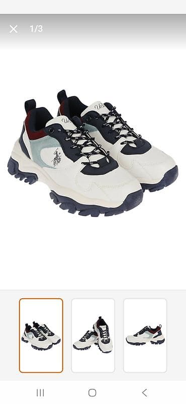 US Polo Assn. kişi idman ayaqqabısı - Model: chunky/dad sneaker — 3
