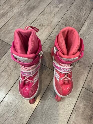 ролики квады в бишкеке: Uşaq üçün tənzimlənən roliklər – Power markası - Rəng: çəhrayı/ağ - — 3