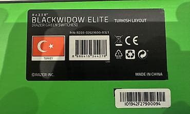 lenovo notebook: Razer BlackWidow Elite – Mexaniki Oyun Klaviaturası - Razer Green — 9