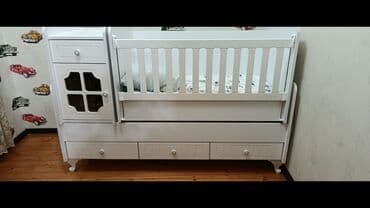 Oğlan və qız üçün, Beşik, Dəstsiz, Matrassız, Yellənmə mexanizmsiz