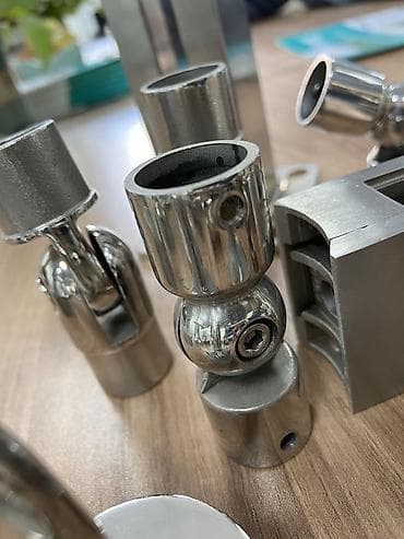 Metal məhsulları: Yeni Pilləkən məhəccəri, Paslanmaz polad, Ödənişli çatdırılma — 2