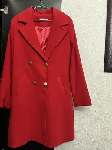 qara reng sekil: Palto, L, rəng - Qırmızı — 1