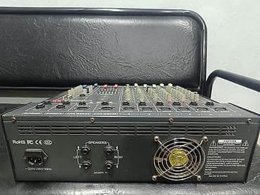 dynacord 2: Səsgücləndirici aktiv mixer YGY aparat Komplektdə: - YGY KST880 — 4