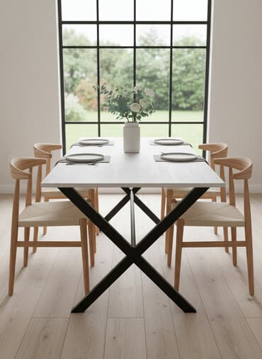 qara perde: Yeni, Açılmayan, Laminat, Dördbucaq masa — 1