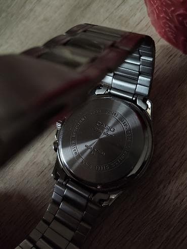 Смарт браслеты: Наручные часы, Casio, цвет - Серебристый — 3