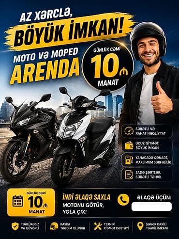 belarus mini traktor: Moto və moped icarəsi – gündəlik cəmi 10 manat Qalmaq və qalmamaq — 1