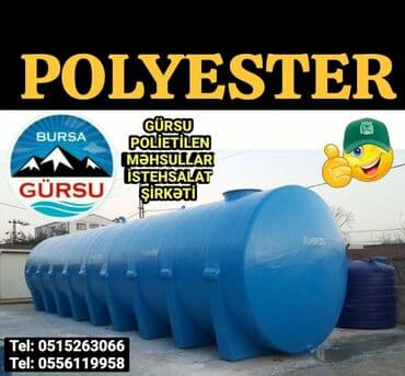 ikinci əl su cəni: Bak, Plastik, 10000 l l, Yeni, Rayonlara çatdırılma, Pulsuz çatdırılma — 24