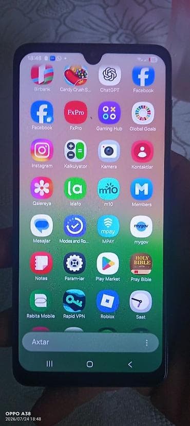 bar blender: Samsung Galaxy A32, rəng - Qara, Barmaq izi — 4