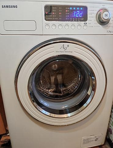 Аристоны: Стиральная машина Samsung, 5 кг, Б/у, Автомат, Без сушки — 1