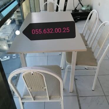 столы и стулья для бара: Stullar stol stul desti. Masa və oturacaqlar dəstləri. Masalar — 6