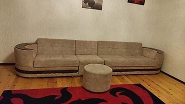 kunc divan metbex ucun: Divan ve pufik birlikde 350azn. Acilir. Olcu 5metr. Ela veziyyetde — 1