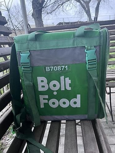 Bolt Food çatdırılma çantası – iri həcmli termal bel çantası - Rəng