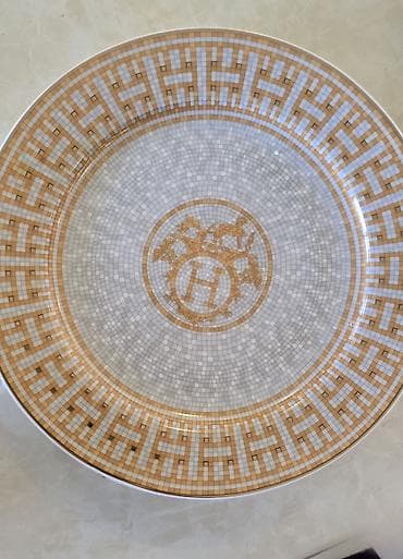 süfrələr: Boşqablar, 6 ədədli dəst, rəng - Ağ, Keramika — 1