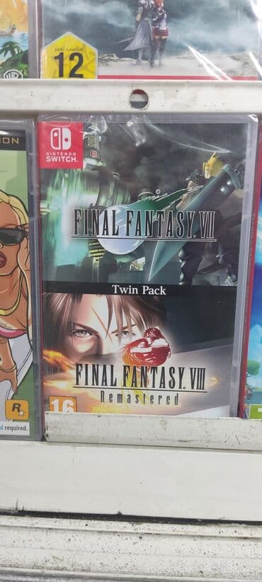 диск: Nintendo switch üçün final fantasy twin pack oyun diski. Tam original — 1