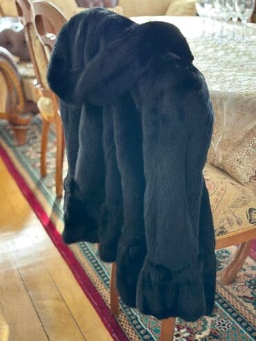 ziyafət geyim: Kürk, rəng - Qara — 1