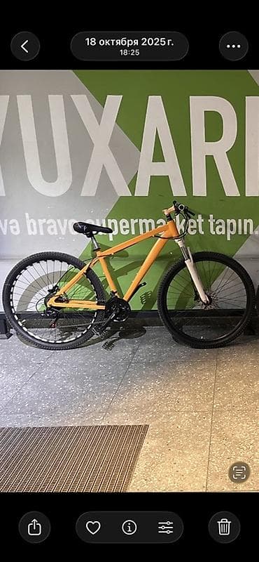 elektron velosipet: Dağ/şosse tipli velosiped İdeal vəziyədtədi polnu full ozüm yıxdım — 1