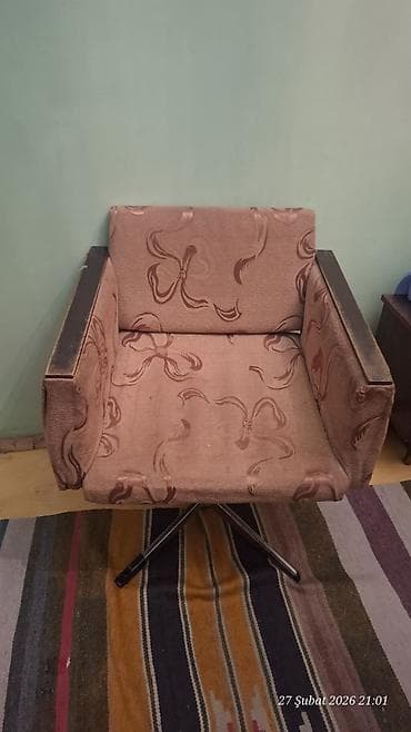 su ceni bak: İşlənmiş, Kreslo, Parça, Kredit yoxdur, Çatdırılma yoxdur — 1