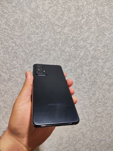 кинотеатр самсунг: Samsung Galaxy A52, 128 GB, rəng - Qara, Zəmanət — 9