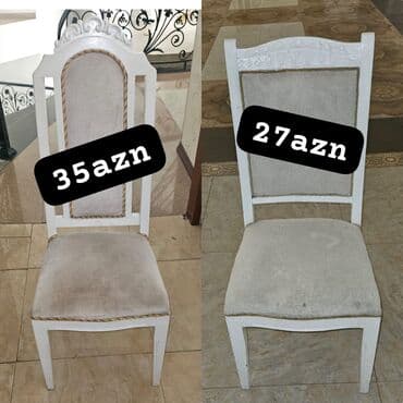 Qonaq otağı üçün, İşlənmiş, Qatlanmayan, Stul