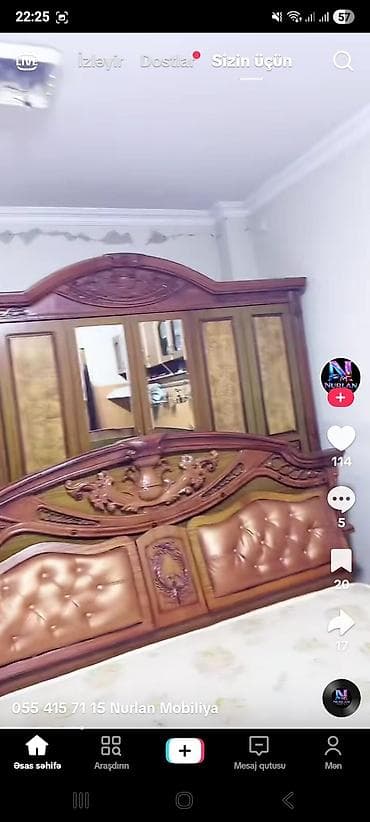 royal matras: İkinəfərlik çarpayı, Dolab, Malayziya, İşlənmiş — 3
