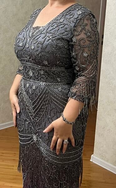 toy elbiseleri: Ziyafət donu, Maksi, L — 4