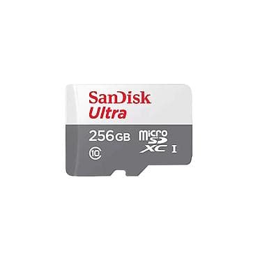 SanDisk Ultra 256GB microSDXC UHS-I Yaddaş Kartı (100MB/s, Class 10) — 1