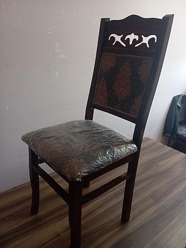 metbext masasi: Mətbəx üçün, Yeni, Açılmayan, Dördbucaq masa, 6 stul — 4