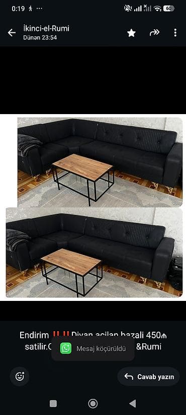 Künc divan, Açılan, Bazalı — 1