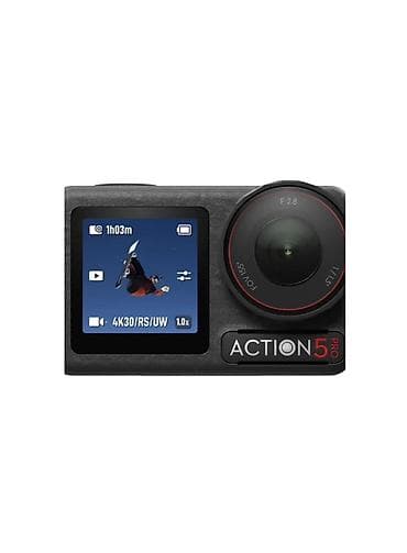 ACTION 5 PRO aksion kamerası - 4K/120fps video yazma imkanı (ekranda