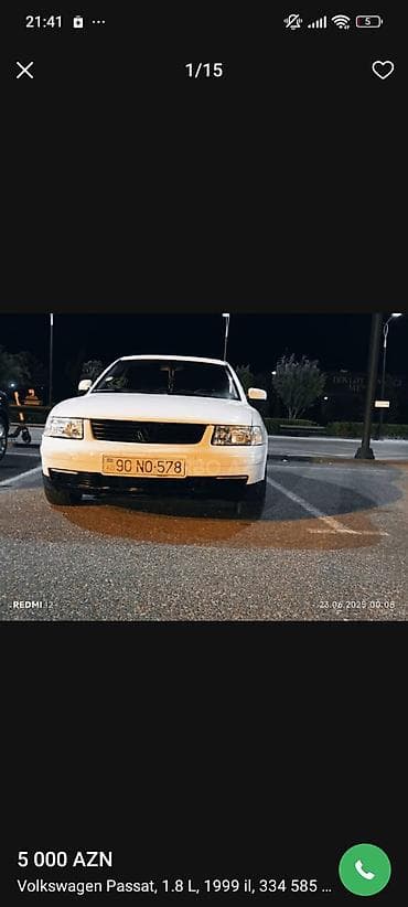 wolsvaqen passat: Volkswagen Passat: 1.8 l | 1999 il Sedan — 1