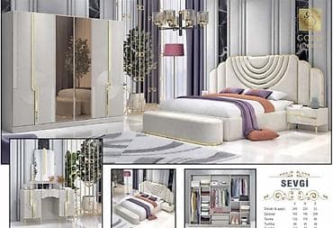 Yataq otağı dəstləri: İkinəfərlik çarpayı, Termo, Dolab, Tumba, Yeni — 1