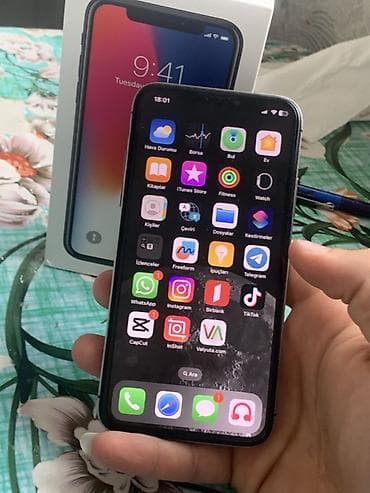 iphone 11 ekranı: IPhone X, 64 GB, Qara — 3