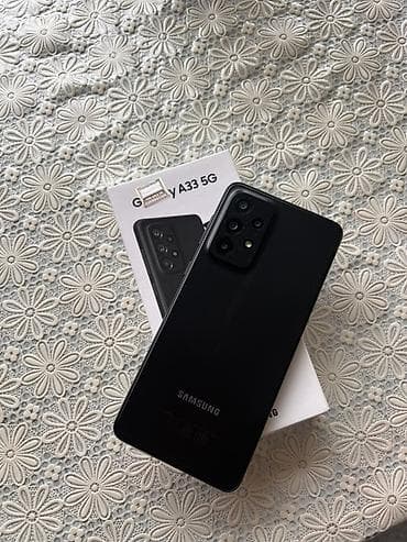 playstation 2 hdmi: Samsung Galaxy A33 5G, rəng - Qara, Barmaq izi — 2